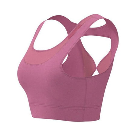 

Aayomet Push Up Bra Women s Wireless T-shirt Bra Moisture-Wicking Convertible Smoothing Bra Full-coverage Pink M