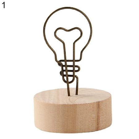GIFZES Lovely Card Holders Cartoon Wooden Base Portable Anti-slip Iron Photo Clips for Dorm
GIFZES Lovely Card Holders Cartoon Wooden Base Portable Anti-slip Iron Photo Clips for Dorm