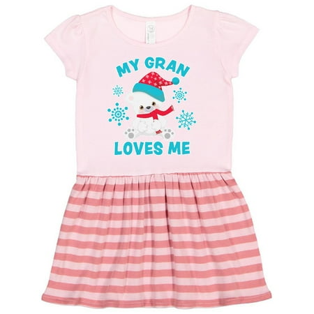 Inktastic Polar Bear My Gran Loves Me in Santa Hat with Snowflakes Gift Toddler Girl Dress
Inktastic Polar Bear My Gran Loves Me in Santa Hat with Snowflakes Gift Toddler Girl Dress