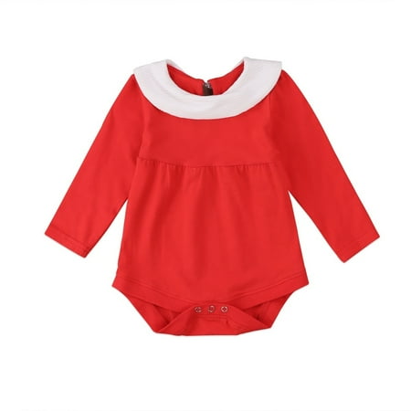Newborn Baby Girls Clothes Round Neck Long Sleeve Romper Red Cute Clothing Baby Girl Outfits
Newborn Baby Girls Clothes Round Neck Long Sleeve Romper Red Cute Clothing Baby Girl Outfits