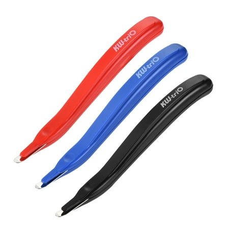 Uxcell Magnetic Staplers Puller Office Home Staple Remover Tools Black Blue Red 3 Pack
Uxcell Magnetic Staplers Puller Office Home Staple Remover Tools Black Blue Red 3 Pack
