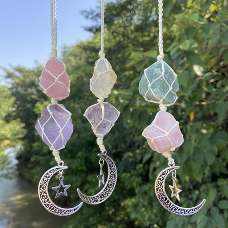 Hadanceo Hanging Stone Pendant Colorful Burnished Irregular Pensile Faux Crystal Ornament for Car
Hadanceo Hanging Stone Pendant Colorful Burnished Irregular Pensile Faux Crystal Ornament for Car
