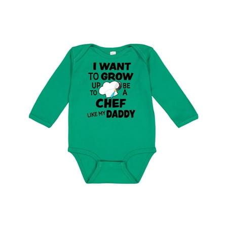 Inktastic I Want To Grow up To Be a Chef Like My Daddy Gift Baby Boy or Baby Girl Long Sleeve Bodysuit
Inktastic I Want To Grow up To Be a Chef Like My Daddy Gift Baby Boy or Baby Girl Long Sleeve Bodysuit