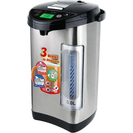 Electric Hot Water Boiler and Warmer Dispensers (5.0 Liter Blacklight)
