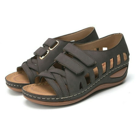 Summer Shoes Women Soft Vintage Sandals Anti-slip Comfortable Walking Sandals Athletic Hiking Sandals For Women New
Summer Shoes Women Soft Vintage Sandals Anti-slip Comfortable Walking Sandals Athletic Hiking Sandals For Women New