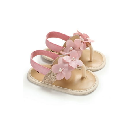 Infant Baby Girls Flower Sandals T-Straps Flip Flops Bowknot Soft Sole Crib Shoes Prewalker Beach Flats
Infant Baby Girls Flower Sandals T-Straps Flip Flops Bowknot Soft Sole Crib Shoes Prewalker Beach Flats