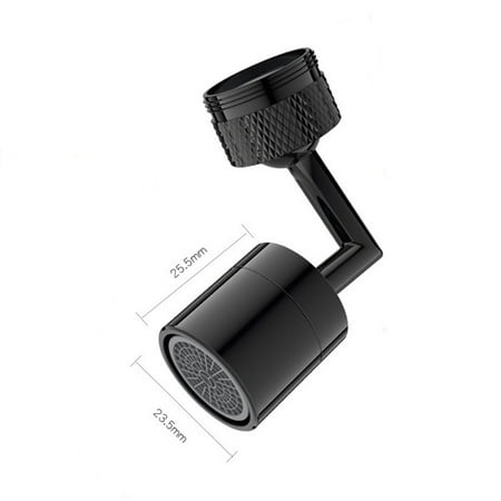720° Black Flexible Faucet Extender Bendable Kitchen Sink Tap Spray Head