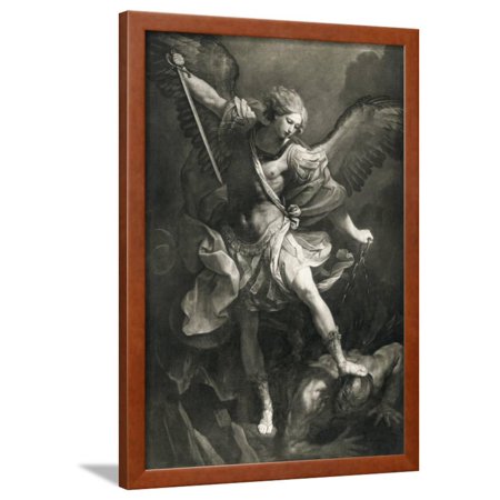 Saint Michael by Reni Guido Framed Print Wall Art
