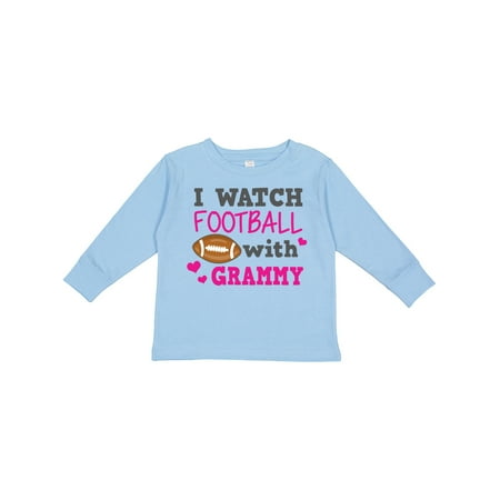 Inktastic I Watch Football with My Grammy Gift Toddler Toddler Girl Long Sleeve T-Shirt
Inktastic I Watch Football with My Grammy Gift Toddler Toddler Girl Long Sleeve T-Shirt