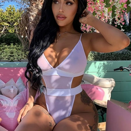 New Lingerie for Women Teddy One Piece Lace V-Neck Babydoll Bodysuit Jumpsuit Please buy one or two sizes up
New Lingerie for Women Teddy One Piece Lace V-Neck Babydoll Bodysuit Jumpsuit Please buy one or two sizes up