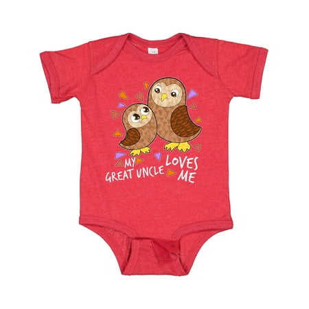 Inktastic My Great Uncle Loves Me- Cute Owl Family Gift Baby Boy or Baby Girl Bodysuit
Inktastic My Great Uncle Loves Me- Cute Owl Family Gift Baby Boy or Baby Girl Bodysuit