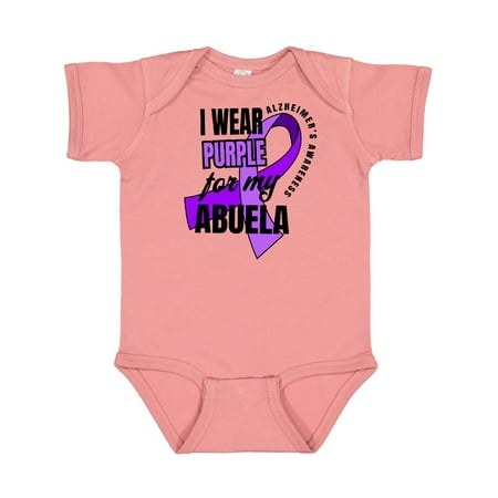 Inktastic Alzheimers Awareness I Wear Purple For My Abuela Gift Baby Boy or Baby Girl Bodysuit
Inktastic Alzheimers Awareness I Wear Purple For My Abuela Gift Baby Boy or Baby Girl Bodysuit
