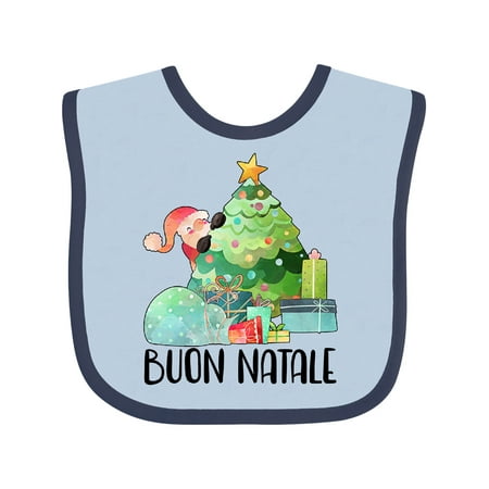 Inktastic Buon Natale Cute Santa and Christmas Tree Gift Baby Boy or Baby Girl Bib
Inktastic Buon Natale Cute Santa and Christmas Tree Gift Baby Boy or Baby Girl Bib