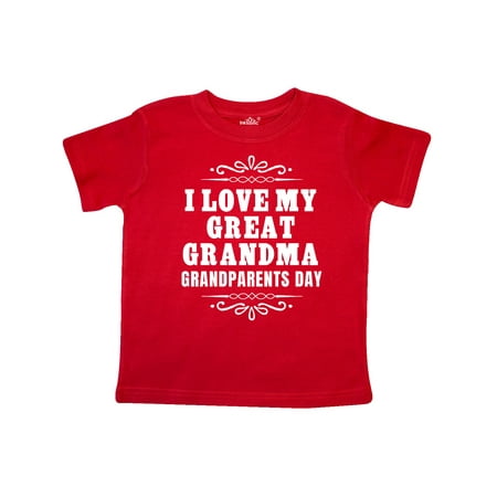 Inktastic Grandparents Day I Love My Great Grandma Gift Toddler Boy or Toddler Girl T-Shirt
Inktastic Grandparents Day I Love My Great Grandma Gift Toddler Boy or Toddler Girl T-Shirt