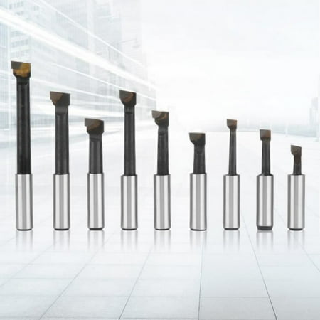 3/8 Boring Bar Set 9Pcs Round Shank Boring Bar Set Lathe Tools Used On Boring Machine One
3/8 Boring Bar Set 9Pcs Round Shank Boring Bar Set Lathe Tools Used On Boring Machine One