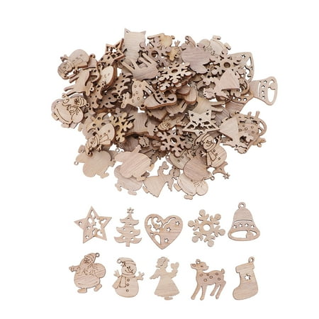 NUOLUX 100pcs Christmas Wooden Pieces Cartoon Slices DIY Painting Wood Crafts Accessories (Random Style)
NUOLUX 100pcs Christmas Wooden Pieces Cartoon Slices DIY Painting Wood Crafts Accessories (Random Style)
