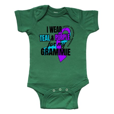 Inktastic Suicide Prevention I Wear Teal and Purple for My Grammie Gift Baby Boy or Baby Girl Bodysuit
Inktastic Suicide Prevention I Wear Teal and Purple for My Grammie Gift Baby Boy or Baby Girl Bodysuit