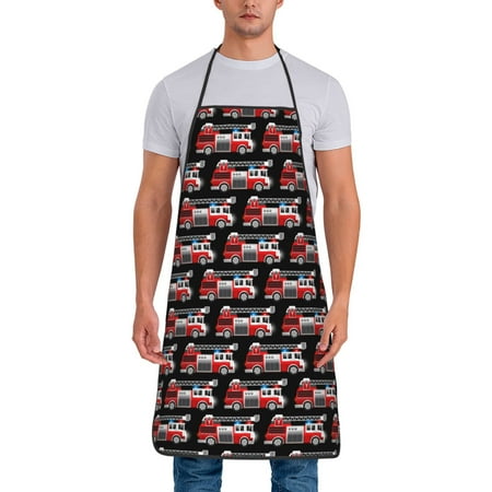 Naloa 1Pack Adjustable Bib Apron Waterdrop Resistant Cooking Kitchen Aprons for Women Men Chef Fire and Rescue Truck Print
Naloa 1Pack Adjustable Bib Apron Waterdrop Resistant Cooking Kitchen Aprons for Women Men Chef Fire and Rescue Truck Print
