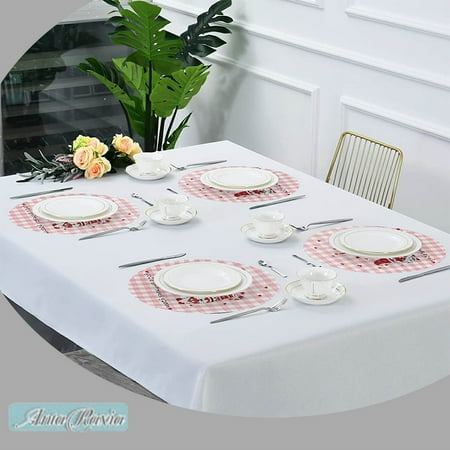 Valentine Gnomes Heart Round Placemats Set of 6 Buffalo Check Plaid Table Mats for Dining Tables Woven Washable Non-Slip Shining Place mats 15 Inch
Valentine Gnomes Heart Round Placemats Set of 6 Buffalo Check Plaid Table Mats for Dining Tables Woven Washable Non-Slip Shining Place mats 15 Inch