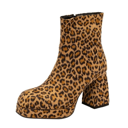 Fsqjgq Women Boots No Heel Autumn Fashion Women s Shoes Thick Sole Leopard Square Head High Heel Thick Heel Side Zipper Boots Embroide Boots Size 9 Brown 37
Fsqjgq Women Boots No Heel Autumn Fashion Women s Shoes Thick Sole Leopard Square Head High Heel Thick Heel Side Zipper Boots Embroide Boots Size 9 Brown 37