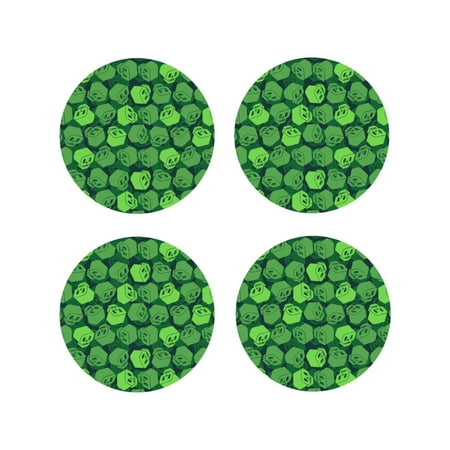 Fuzoiu green Skull Print Leather Coasters Set Drink Coasters Set of 4 for Tabletop Protection Durable PVC Coasters Home Décor and Housewarming Gift-Round Shape
Fuzoiu green Skull Print Leather Coasters Set Drink Coasters Set of 4 for Tabletop Protection Durable PVC Coasters Home Décor and Housewarming Gift-Round Shape