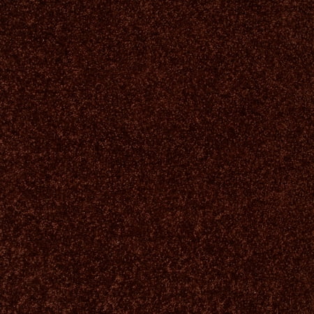 Home Queen Solid Color Chocolate 4' Square - Area Rug