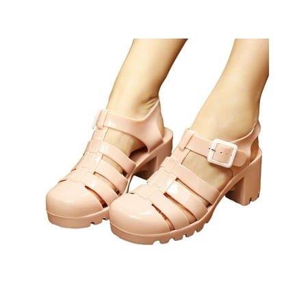 Avamo Women Fashion Hollow Out Rain Shoes Sandals Round Toe Block Heels Shoes Non-Slip
Avamo Women Fashion Hollow Out Rain Shoes Sandals Round Toe Block Heels Shoes Non-Slip