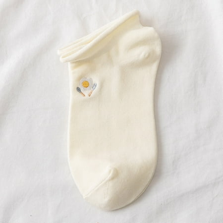 DAETIROS Pattern Stretch Short Cartoon Towel Bottom Embroidered Soft Women Breathable Socks White
DAETIROS Pattern Stretch Short Cartoon Towel Bottom Embroidered Soft Women Breathable Socks White