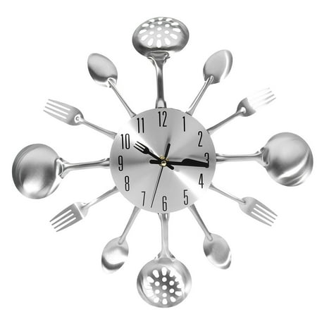 Clock Wall Kitchen Hanging Utensil Cutlery 3D Kids Sweep Silent Room Mute Novelty Funny Steel Stainless Antique Fork
Clock Wall Kitchen Hanging Utensil Cutlery 3D Kids Sweep Silent Room Mute Novelty Funny Steel Stainless Antique Fork