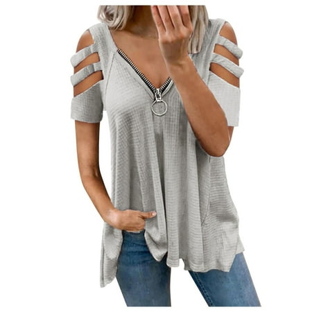 Sayhi Womens Casual Zipper Fold Collar Sleeve V-neck Color Short Tops Blouse Women s Blouse Long Scrub Top
Sayhi Womens Casual Zipper Fold Collar Sleeve V-neck Color Short Tops Blouse Women s Blouse Long Scrub Top