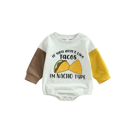 Peyakidsaa Infant Baby Boy Girl Long Sleeve Sweatshirt Romper Bodysuit Letter Cute Clothes
Peyakidsaa Infant Baby Boy Girl Long Sleeve Sweatshirt Romper Bodysuit Letter Cute Clothes