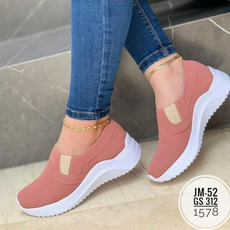 Shoes for women Women s Shoes Fashion Women s Shoes Slope Heel Sneakers Fashion Casual Women s Shoes