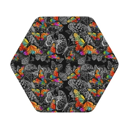 Giroia Multicolored Butterflies C Coasters Leather Coasters Set of 6 Coaster for Drinks Hexagon
Giroia Multicolored Butterflies C Coasters Leather Coasters Set of 6 Coaster for Drinks Hexagon