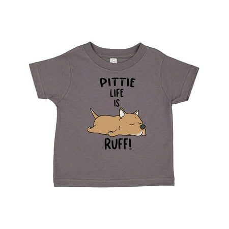Inktastic Pittie Life is RUFF! Pit Bull Tan Gift Toddler Boy or Toddler Girl T-Shirt
Inktastic Pittie Life is RUFF! Pit Bull Tan Gift Toddler Boy or Toddler Girl T-Shirt