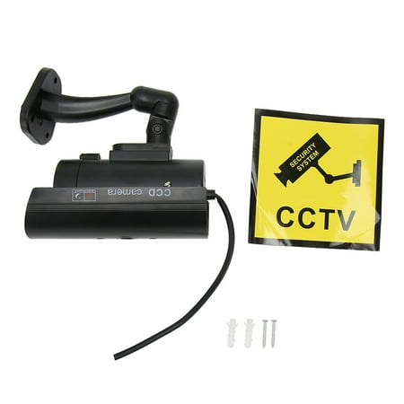 Fake Security Camera ABS Dummy Fake Security Camera Warning Sticker Surveillance System Same Appearance Durable With Red Flashing Light For Indoor
Fake Security Camera ABS Dummy Fake Security Camera Warning Sticker Surveillance System Same Appearance Durable With Red Flashing Light For Indoor