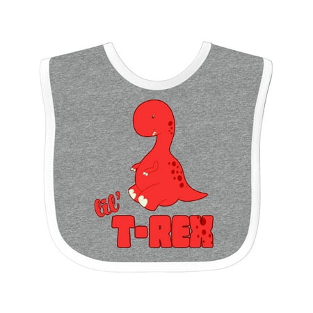 Inktastic Lil T-Rex Gift Baby Boy or Baby Girl Bib