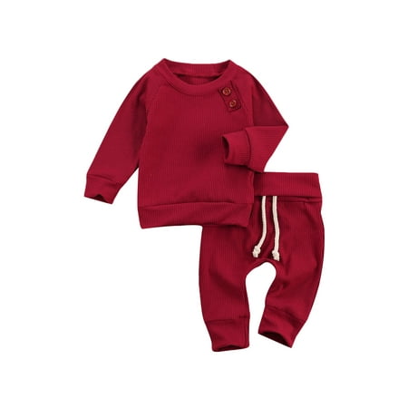 Baby Unisex Long Sleeve Pullover Tops and Long Pant 0-24M Newborn Baby Cotton 6 Colors
Baby Unisex Long Sleeve Pullover Tops and Long Pant 0-24M Newborn Baby Cotton 6 Colors