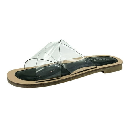 Follure Girl women s casual shoes Summer New Fashion Leisure Transparent Cross Flat Bottom Women s Slippers Black 38
Follure Girl women s casual shoes Summer New Fashion Leisure Transparent Cross Flat Bottom Women s Slippers Black 38