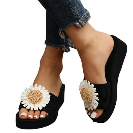 Slide Sandals Women Girls Dresssy Low Wedge Sandal Cute Summer Slip On Flat Sandals Bohemian Beach Open Toe Slippers Shoes
Slide Sandals Women Girls Dresssy Low Wedge Sandal Cute Summer Slip On Flat Sandals Bohemian Beach Open Toe Slippers Shoes