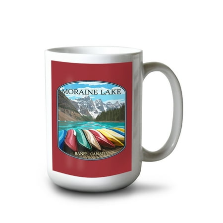 15 fl oz Ceramic Mug Banff Alberta Canada Moraine Lake and Canoes Contour Dishwasher & Microwave Safe
15 fl oz Ceramic Mug Banff Alberta Canada Moraine Lake and Canoes Contour Dishwasher & Microwave Safe