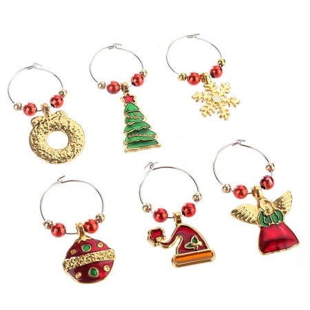 Wine Glass Charms Christmas Themed Wine Glass Markers Tags Identification Wine Charms for Stem Glasses
Wine Glass Charms Christmas Themed Wine Glass Markers Tags Identification Wine Charms for Stem Glasses