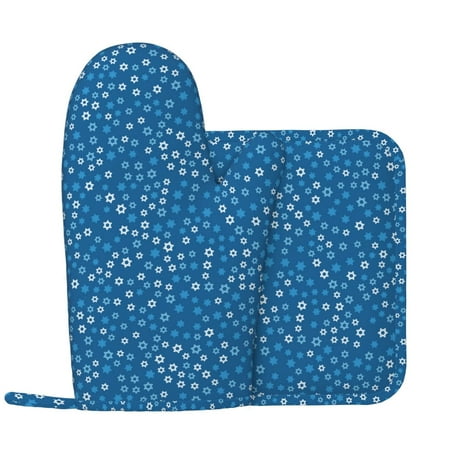Blue star print Oven Mitts and Pot Holders Sets with 1 Non-Slip Left Silicone Oven Mitts and 1 Heatproof Insulated Hot Pads for Kitchen Use in Cooking Baking Grilling
Blue star print Oven Mitts and Pot Holders Sets with 1 Non-Slip Left Silicone Oven Mitts and 1 Heatproof Insulated Hot Pads for Kitchen Use in Cooking Baking Grilling