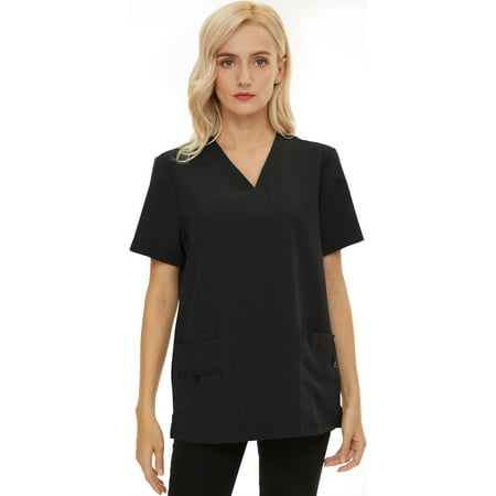 Bosleng Women s Scrub Tops Soft Stretch V-Neck Tailored Fit Workwear 2 Pockets Anti-Wrinkle Shirt
Bosleng Women s Scrub Tops Soft Stretch V-Neck Tailored Fit Workwear 2 Pockets Anti-Wrinkle Shirt