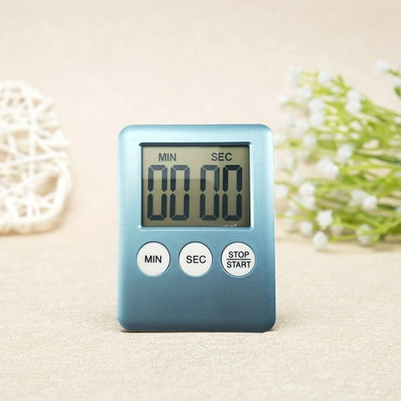 GeweYeeli Digital Kitchen Timer LCD Display Cooking Timer Baking Countdown Button Operation Alarm Blue
GeweYeeli Digital Kitchen Timer LCD Display Cooking Timer Baking Countdown Button Operation Alarm Blue