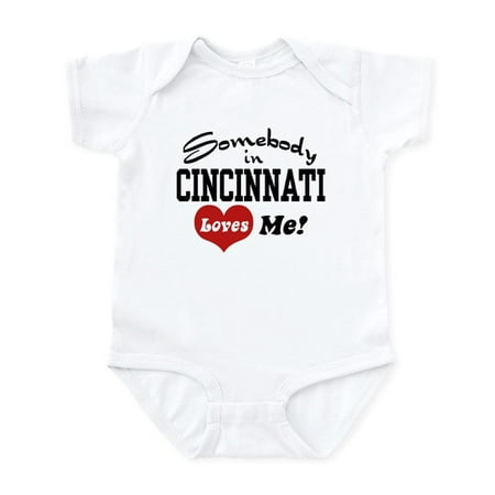CafePress - Somebody In Cincinnati Loves Me Infant Bodysuit - Baby Light Bodysuit Size Newborn - 24 Months
CafePress - Somebody In Cincinnati Loves Me Infant Bodysuit - Baby Light Bodysuit Size Newborn - 24 Months