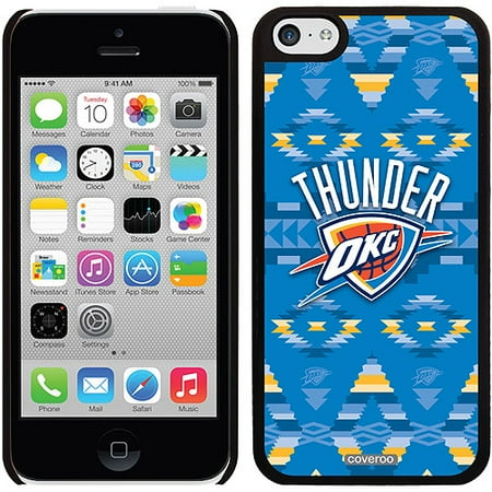 Oklahoma City Thunder Tribal Print Design on Apple iPhone 5c Thinshield Snap-On Case by Coveroo