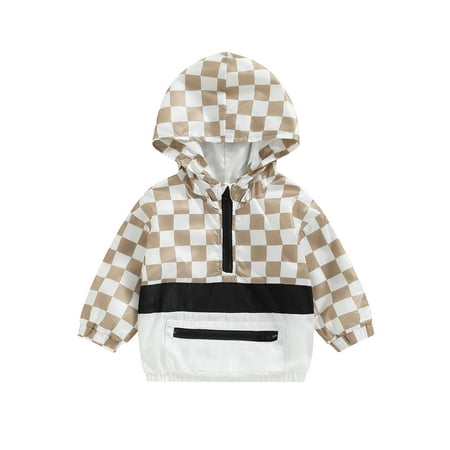 Pudcoco Baby Hoodies Long Sleeve Half Zip Checkerboard Print Loose Windbreaker Jackets
Pudcoco Baby Hoodies Long Sleeve Half Zip Checkerboard Print Loose Windbreaker Jackets