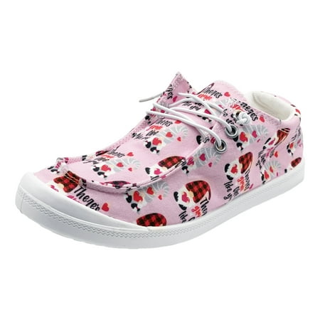 Fsqjgq Shoe Women Casual Women Shoes Casual Valentine Day Love Printing Sports Shoes Canvas Fashion Casual Shoes Women Casual Shoe Pink 40
Fsqjgq Shoe Women Casual Women Shoes Casual Valentine Day Love Printing Sports Shoes Canvas Fashion Casual Shoes Women Casual Shoe Pink 40