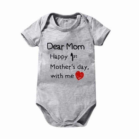 QIPOPIQ Clearance Baby Girl Clothes Infant Summer Toddler Boys Letter Print T-Shirt Short Sleeve Onesie Bodysuit
QIPOPIQ Clearance Baby Girl Clothes Infant Summer Toddler Boys Letter Print T-Shirt Short Sleeve Onesie Bodysuit