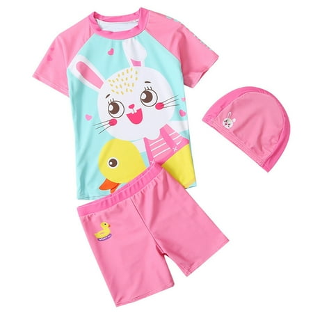 Rovga Swimsuit For Girls Toddler Sports Swimwear Cartoon Rabbit Short Sleeved Swimsuit Shorts Sunscreen Beach Sun Surfing Clothes
Rovga Swimsuit For Girls Toddler Sports Swimwear Cartoon Rabbit Short Sleeved Swimsuit Shorts Sunscreen Beach Sun Surfing Clothes